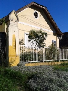 Yellow Village House With- Pillar