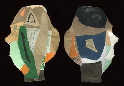 DIANE SOPHRIN. World As Collage Day 6 - Recto & Verso. 2022